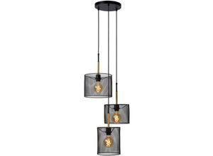 5411212451378 - Baskett - Pendelleuchten - 3xE27 - Schwarz - Lucide 5411212451378 - Baskett - Pendelleuchten - 3xE27 - Schwarz - Lucide
