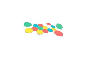 0840102701074 - Shapes Hexagons Starter Kit 15 PK Beleuchtung Multicolor Warmweiß Tagelichtweiß