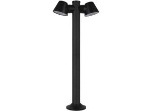 8445386478456 - Cone Garden Beacon mit 2 Orientierbaren Außenlampen mit schwarzem IP54 - Forlight