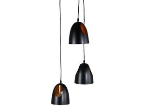 7350118412312 - Venture Home - Elda Beleuchtung Pendelleuchte Ø40cm Stahl schwarz Kupfer