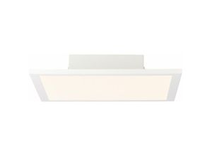 4004353314735 - Lampe Buffi led Deckenaufbau-Paneel 30x30cm weiß 1x 18W led integriert (1800lm 2700K) Warmweißes Licht (2700K) - weiß - Brilliant