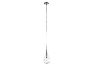 8055303684695 - Iperbriko - Kronleuchter 1 Licht D15x120h transparent Silber