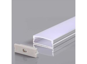 3800170211612 - Vtac - v-tac Silbernes Aluminiumprofil für LED-Streifen (Max l 124mm) Satinierte Abdeckung 2000x30x10mm 3800170211612 - Vtac - v-tac Silbernes Aluminiumprofil für LED-Streifen (Max l 124mm) Satinierte Abdeckung 2000x30x10mm