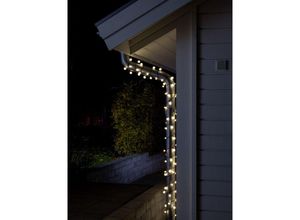 7318306801072 - LED-Lichterkette KONSTSMIDE Weihnachtsdeko aussen Lichterketten Gr Dioden 80 St Flammen 80 St Kabellänge 5 m x Gesamtlänge 1132 m schwarz Lichterketten und Lichtschlauch LED Globelichterkette kleine & große runde Dioden 80 Dioden