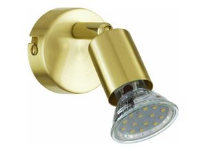 9002759331849 - 33184 Spotleuchte buzz-led GU10 1X28W Ø6cm Stahl messing gebürstet - Eglo