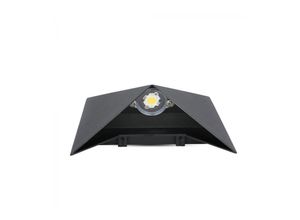 3800157629775 - VT-825 5W led Wandlamp neutralweiß 4000K Aluminum schwarz Körper IP65 - sku 8283 - Schwarz - V-tac