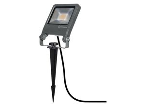 4058075206861 - Led Garten-Flutlicht Leuchte für Außenanwendungen Warmweiß Endura Garden Flood Spike - Dunkelgrau - Ledvance