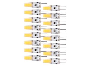 8435402562566 - Packung mit 16 G4-LED-Lampen 3 W 252 lm 3000 °K 12 V AC DC 40000 Std [CA-G4-3W-12-WW-PK16-AP] - Warmweiß