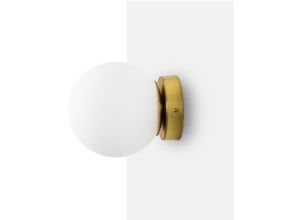 8435427133321 - Barcelona Led - Glaskugel-Wandleuchte Rober Farbe Gold­far­ben - Gold­far­ben