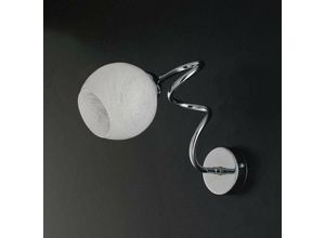 8056420901474 - Webmarketpoint - Cleo Bonetti Wandleuchte aus Chrom mit Glas 8056420901474 - Webmarketpoint - Cleo Bonetti Wandleuchte aus Chrom mit Glas