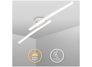 4057722007356 - BKLicht LED Deckenleuchte weiß schwenkbar Deckenlampe 12W warmweiß modern Flur Küche