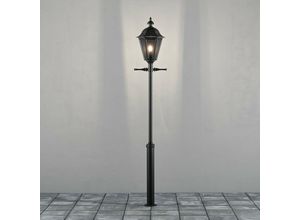 7318305507500 - Konstsmide Lighting - Konstsmide Pallas Outdoor Classic Black Stier-Laternenpfahl IP23