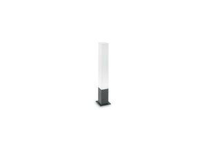 8021696135762 - Idealluxlighting - Ideal Lux Edo Outdoor - 1 Light Square Außenpoller Anthrazit IP44