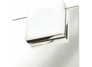 4251540193783 - So-tech - Domus Line led Aluminium Spiegel-Klemmleuchte cubo (75 x 75 mm 12V 48W naturweiß 3800 k Micro12 dimmbar chrom poliert)