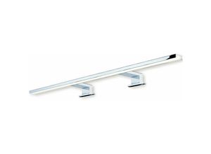 4250496678856 - Led Spiegelleuchte Anbauleuchte aalto Aluminium Stahl chrom poliert | Länge 800 mm | Badleuchte | neutralweiß 4000 k | IP44 geprüft | 13W | 230V