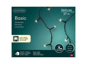 8717427546500 - Weihnachtsbeleuchtung warmweiß für draußen 360 Lichter - Baumbeleuchtung