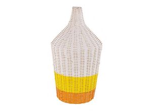 8055303685173 - Iperbriko - 2x Tischlampe Rattan gelb-orange D28x475h