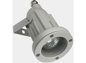 8435111097663 - Leds-C4 Helio Aluminium - 1 Licht Außenstrahler Grau IP65 GU10