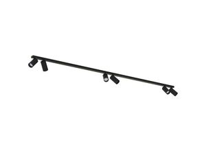 4255596664686 - Licht-erlebnisse - Strahler Metall GU10 verstellbar Schwarz länglich Modern Spot 4255596664686 - Licht-erlebnisse - Strahler Metall GU10 verstellbar Schwarz länglich Modern Spot