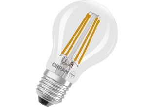 4099854253461 - OSRAM LED Superstar Classic LED-Lampe A 40 in klassischer Kolbenform klarer Glaskörper 22 W 470 lm E27 Fassung warmweißes Licht mit 2700 K EEK