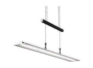 4057722007387 - BKLicht LED Pendelleuchte höhenverstellbar Hängelampe Esstisch-Lampe schwarz Glas 20W