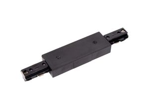 5411212093677 - Track Mitteleinspeiser - 1-Phasen Stromschiene   Schienensystem - Doppelt - Schwarz (Verlängerung) - Lucide