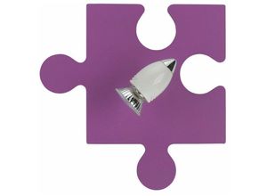 4251334621881 - Licht-erlebnisse - Kinderleuchte puzzle in Lila Wandlampe - Lila