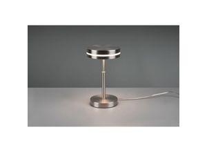 4017807510140 - Leuchten - Kleine led Tischleuchte franklin rund Höhe 25cm Silber