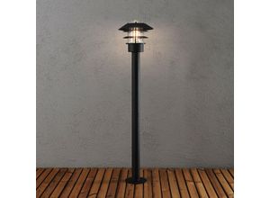 7318307311754 - Konstsmide Lighting - Konstsmide Modena Moderne Pollerleuchte für den Außenbereich schwarz IP23