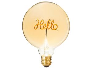 3560238646168 - Atmosphera Créateur Dintérieur - Deko Glühbirne hello led bernsteinfarben