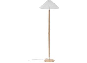 4251911777024 - Lucande - Stehlampe Ellorin aus Holz für Wohnzimmer & Esszimmer von