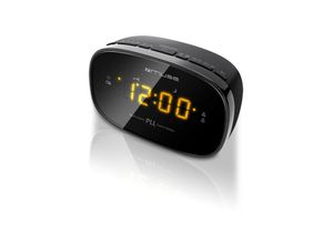 3700460202293 - - m-150 cr black desktop analog alarm clock radio fm snooze autosearch