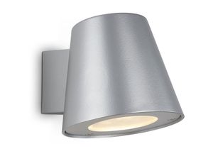 4002707416975 - - led Außenleuchte Brilo neapel inkl GU10 4000K Neutralweiß 49 w 460 lm silber IP44 25000 Stunden 95 x 11 x 14 cm