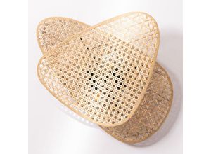 8435507953054 - SKLUM Wandlampe aus Rattan Ruly Rattan Natürlich - Natürlich