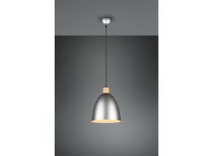 4017807503203 - Webmarketpoint - Jagger Küche Pendelleuchte Metall Nickel Einsatz Holz Trio Beleuchtung