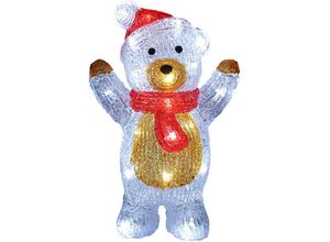 4250525370478 - Led Acryl Figur Weihnachten Außen Innen Schneemann Santa Eisbär Pinguin Teddy Hirsch Wichtel Stern Weihnachtsmann Weihnachtsdekoration