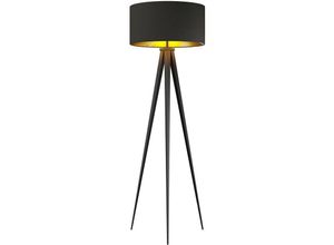 4251096530964 - Lindby - Tripod Stehlampe Benik aus Textil für Wohnzimmer & Esszimmer von