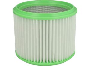 4065705948367 - Faltenfilter kompatibel mit Gisowatt Lavamatic Professional Jet Cleaner Lavamatic Staubsauger - Filter Patronenfilter weiß grün - Vhbw