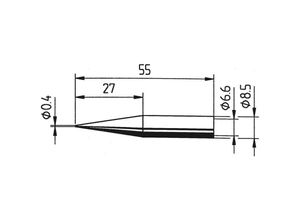 4003008074970 - 842 ud lf Lötspitze Bleistiftform verlängert Spitzen-Größe 04 mm Inhalt 1 St - Ersa