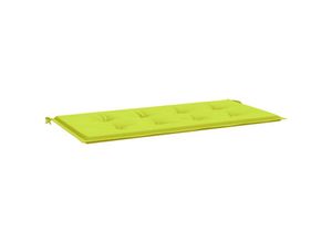 8720286147955 - Bonnevie - Gartenbank-Auflage Ruhebank Hellgrün 120x50x3 cm Oxford-Gewebe vidaXL