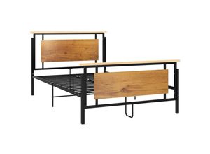 8720286196113 - Bonnevie - BettgestellSchlafzimmerbett Metall 120x200 cm vidaXL