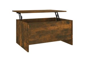 8720286973882 - Bonnevie - Couchtische Kaffeetisch Räuchereiche 80x555x415 cm Holzwerkstoff vidaXL