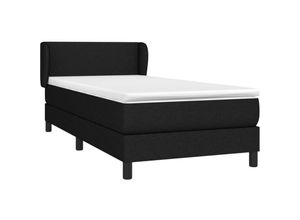 8720287399155 - Boxspringbett,Schlafzimmerbett mit Matratze Schwarz 80x200 cm Stoff vidaXL 8720287399155 - Boxspringbett,Schlafzimmerbett mit Matratze Schwarz 80x200 cm Stoff vidaXL