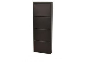 4046884080963 - möbel direkt online Metallschuhschrank (4Klappen) Madrid