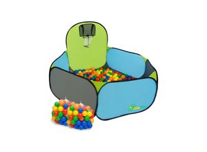 4057216034530 - Spielset Kinderspielzelt inkl 200 bunte Bällebadbälle Spielzelt Spielhaus für Jungen und Mädchen 4057216034530 - Spielset Kinderspielzelt inkl 200 bunte Bällebadbälle Spielzelt Spielhaus für Jungen und Mädchen
