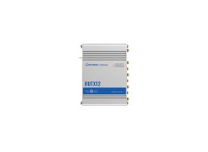 4779027312743 - RUTX12 - Wireless Router - WWAN - 5-Port-Switch - GigE PPP Modbus Wi-Fi 5 - Bluetooth 40 80211a b g n ac Wave 2 4779027312743 - RUTX12 - Wireless Router - WWAN - 5-Port-Switch - GigE PPP Modbus Wi-Fi 5 - Bluetooth 40 80211a b g n ac Wave 2