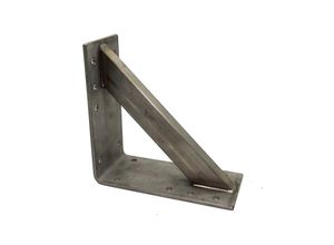 4059865138683 - Edelstahl Winkel 200x200x100mm verstärkt Schwerlast Wand Träger 5mm stark 4059865138683 - Edelstahl Winkel 200x200x100mm verstärkt Schwerlast Wand Träger 5mm stark
