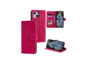 4066914402664 - Schutz Handy Hülle für Apple iPhone 15 Plus Case Cover Klapp Tasche Wallet Etuis