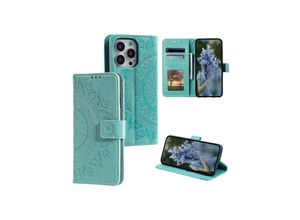 4066914402855 - Schutz Handy Hülle für Apple iPhone 15 Pro Max Case Cover Klapp Tasche Wallet