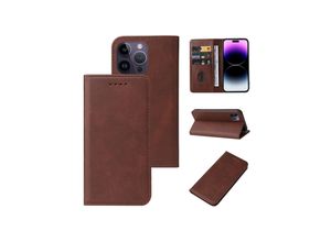 4066914393344 - Hülle für Apple iPhone 15 Pro Schutz Handy Case Cover Klapp Tasche Wallet Etuis